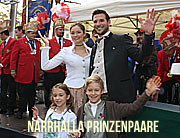 Vorstellung der Narrhalla Prinzenpaare 2019 auf dem Viktualienmarkt (©Foto: Martin Schmitz)